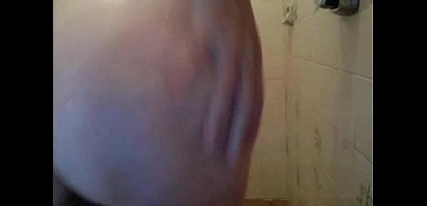  Busty mature showers on webcam